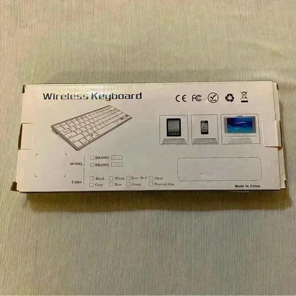 I-FUAUF Bluetooth Wireless Mini Keyboard Apple iOS & Android Cellphone Tablet - Picture 9 of 10